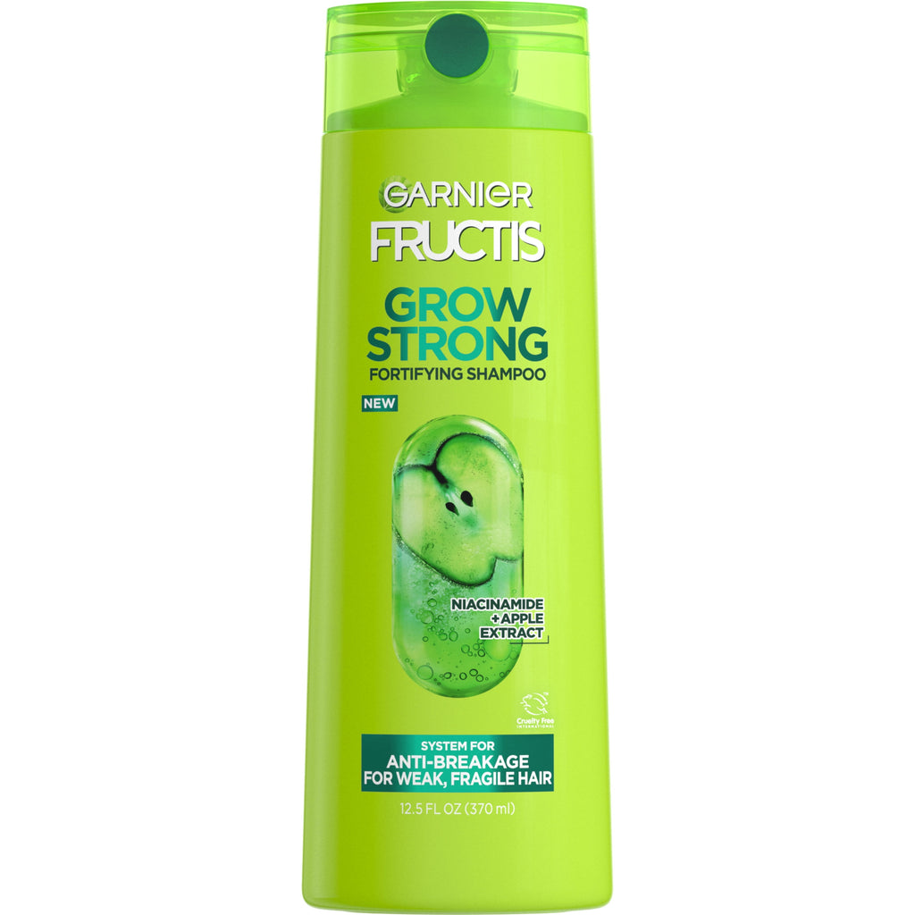 Fructis Grow Strong Fortifying Shampoo Ceramide and Apple Extract All Hair Types 12.5 Fl Oz