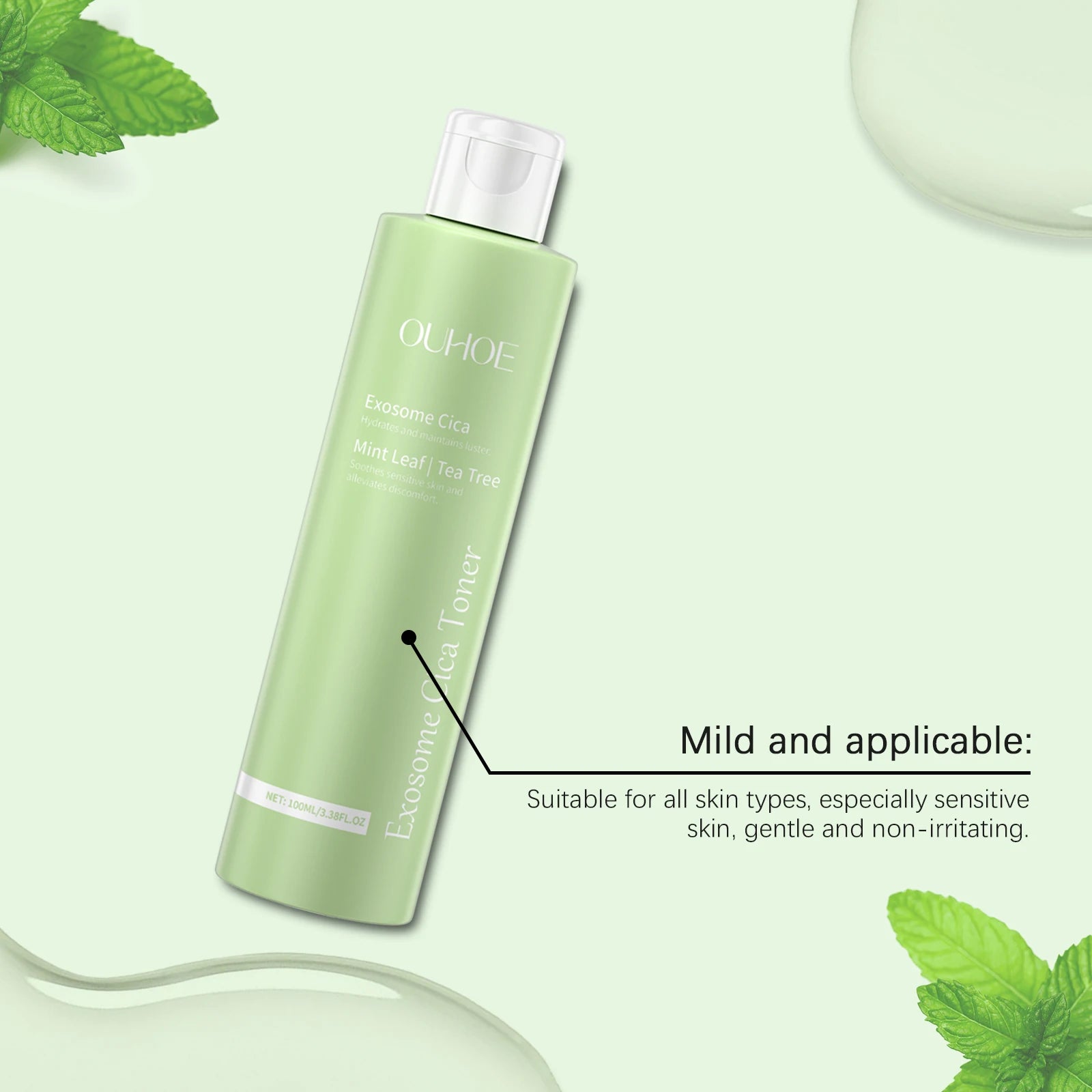 Soothing Centella Toner Moisturizing Water Brightening Oil Control Refresh Repair Shrink Pores Nourishing Facial Toner Skin Care