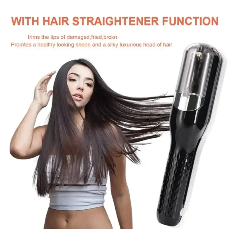 Professional household USB Hair trimmer Cordless Hair End Cutting Beard Slip Trimmer 2 in 1 Rapid cutting Hair Cutter tools